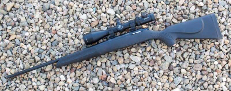 A Ton Of Rifle For Your Money: Thompson/Center .308 Compass - Full Review The Compass barrel is comfortably free-floated. You can easily slide a business card all the way to the receiver.
