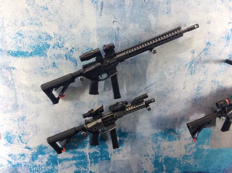 An AR-Based Grease Gun? CMMG’s New MkG45 Guard Carbine – NRA 2017 An AR-Based Grease Gun? CMMG’s New MkG45 Guard Carbine – NRA 2017