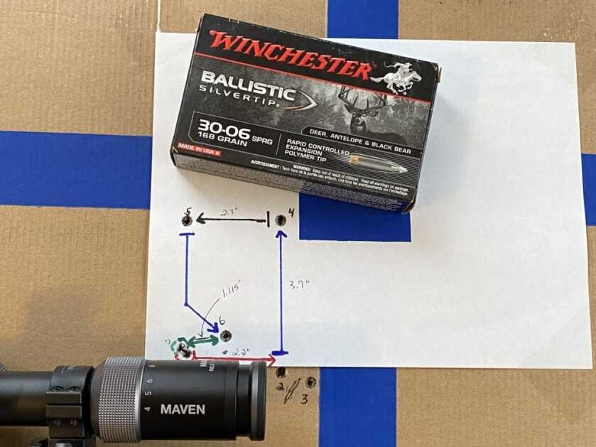 Buy It Direct: Maven’s Fine RS.5 4-24x50 Rifle Scope Maven RS.5 4-24x50 with Winchester ammunition and target