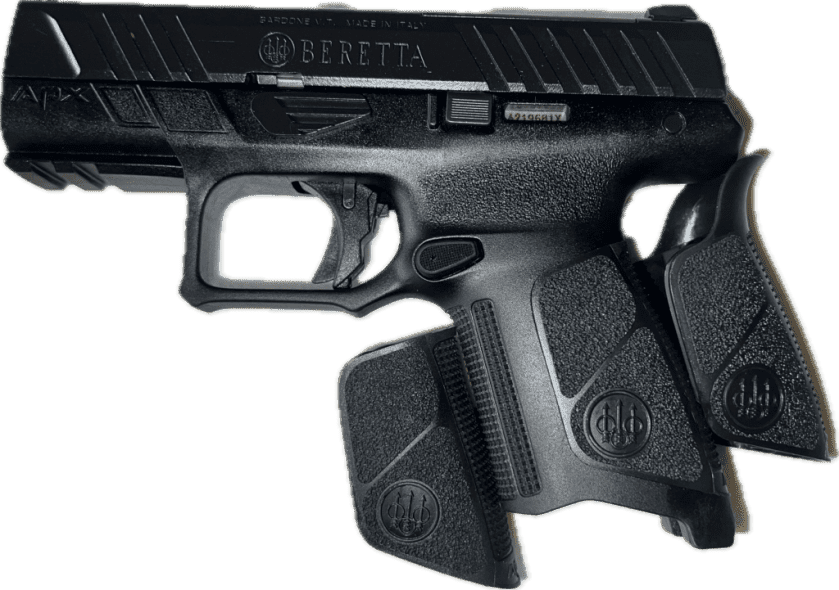 3-Beretta APX A1 Compact: A Review of the Newest Addition to the APX Family Beretta APX A1 Compact and interchangeable backstraps