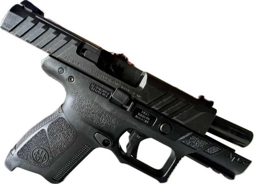 3-Beretta APX A1 Compact: A Review of the Newest Addition to the APX Family Beretta 9mm right side view