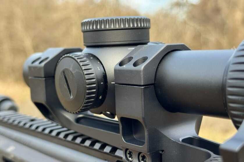 There are six brightness settings with the dashes being off positions between the illuminated ones