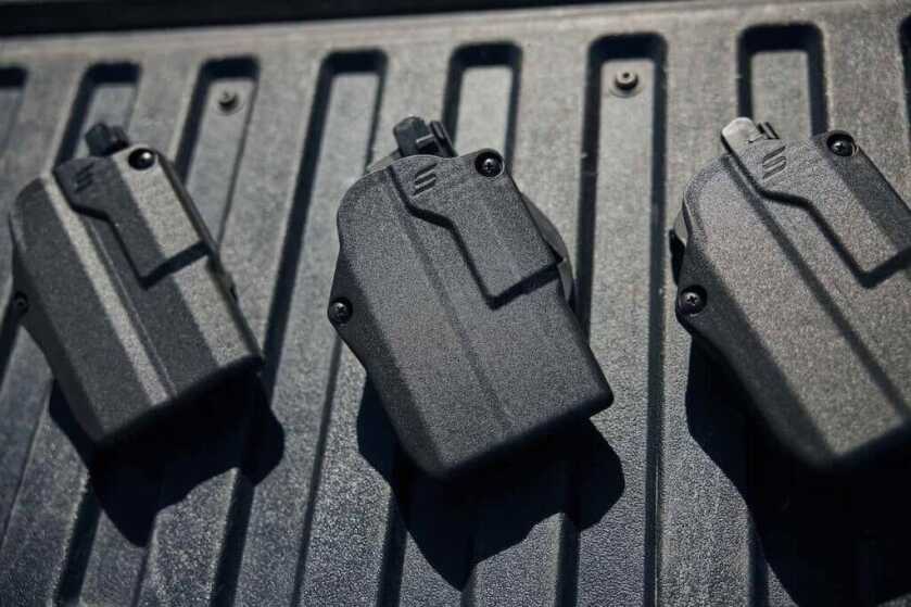 The Solis holster for the Glock 17 and 19 models.