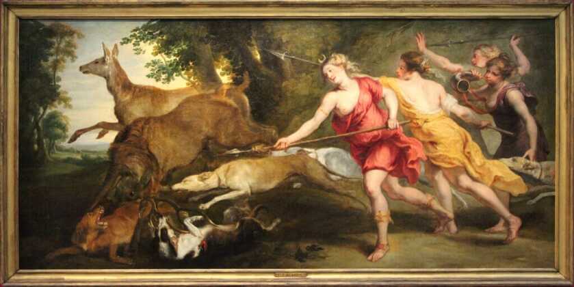 renaissance painting of the Roman goddess Diana