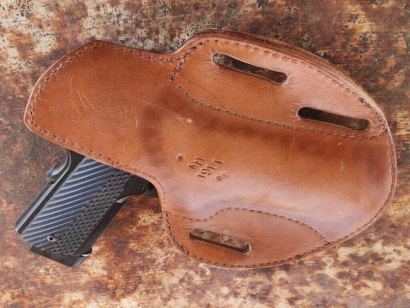 backplate of holster