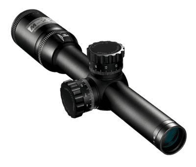 The 1 to 4 power model is a very different animal compared to the others in the line. I would say it is meant as an alternative to a red dot “up-head” sight like an Aimpoint or an Eotech. Forcing yourself to make that cheek weld is a shooters discipline that isn’t required with the red dots, but with this M-223 option, you have an “eyes wide open” sight at one power while retaining the ability to make a precision shot at 200 yards that isn’t covered by a 2-4 MOA red dot. 