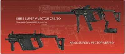 The SBR version of the KRISS is sold through Class 3 dealers, or KRISS can modify your gun once you have your Form 1 approved by BATFE. The SBR version of the KRISS is sold through Class 3 dealers, or KRISS can modify your gun once you have your Form 1 approved by BATFE.