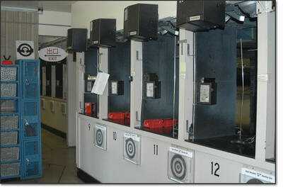 The indoor range was well set up, and conveyed an image of professionalism for both new and experienced shooters