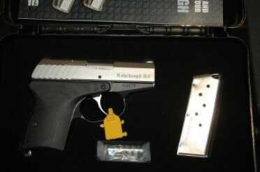 How the R-9 comes to the customer. The gun, extra magazine, and an extra recoil spring.