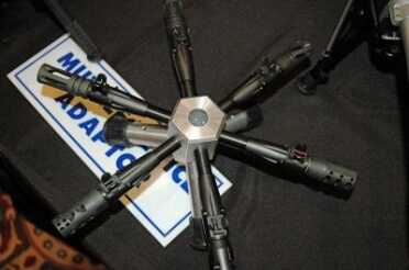  This is an idea of the options allowed for your Mini-14 muzzle brake / sight system.