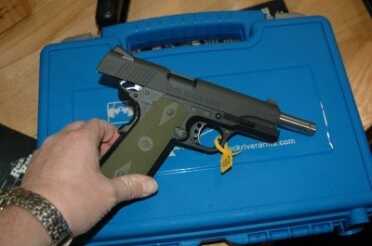 The new 1911 Poly from Rock River is a quality 1911 with a polymer frame and a businesslike parkerized finish.