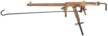 lot66 Included in the auction are several of the more curious guns and gun-like items such as this F.C. Taylor Fur Getter Trap Gun. In use, bait was put on the hook and when the animal took the bait, it pulled the trigger firing the gun. The result probably does not need explanation.