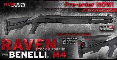 ATI Gunstocks Benelli M4 System + VEPR & Mossberg Sidesaddles - SHOT Show 2013