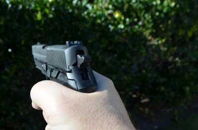 Sig Sauer P227 Nitron – New Gun Review The P227 has a marginally larger grip circumference, but doesn’t really feel any larger in practical use.