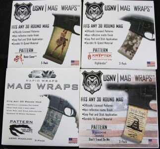 USNV Mag Wraps - Dress Up Your AR-15 MagsA usnv-mag-wraps-typesr