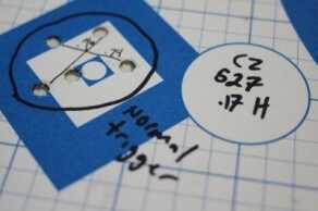 .75-inch groups from 100 yards with a 3.5 pound pull? Not bad for me.  