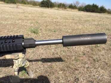 The direct thread Gemtech Trek worked superbly with the M-15TBN. Gemtech makes a great suppressor, so the Trek was the perfect complement to a great rifle. 