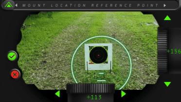 InteliSCOPE Targeting Device for Android/Apple Phones It took me a while to figure out that the button that says Sight In is actually how you sight it in. The FAQ on the website is useless. This is another reticle.