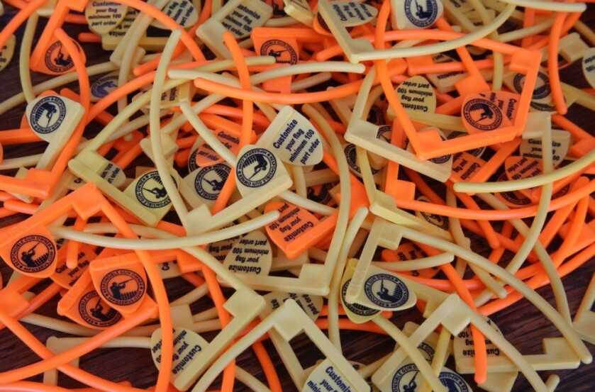 Chamber Flags in a pile Safety