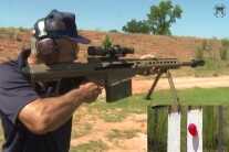 1000 yd Standing Barrett 50 cal Quick Scope Shot in 2 seconds