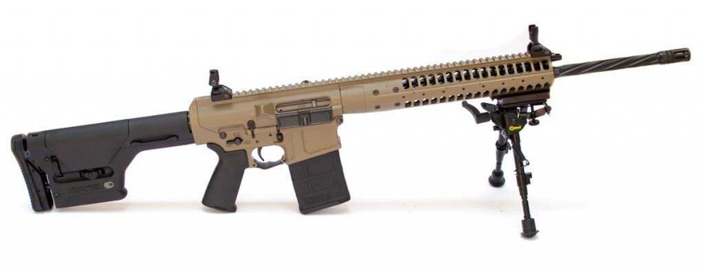 The LWRC R.E.P.R. 20-inch rifle, right side.