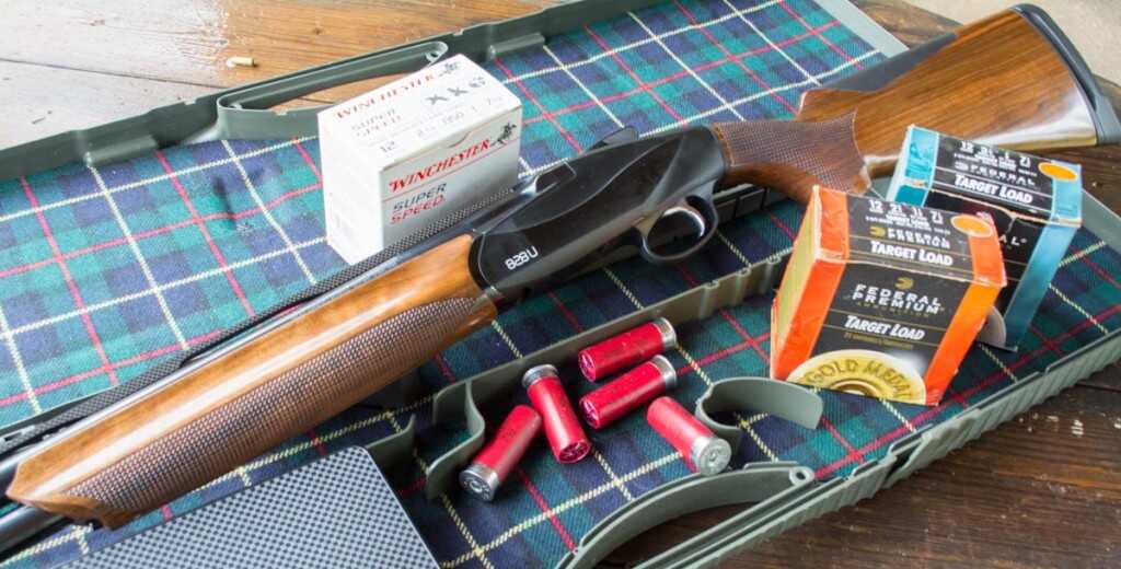 The new Benelli 828U over and under shotgun.