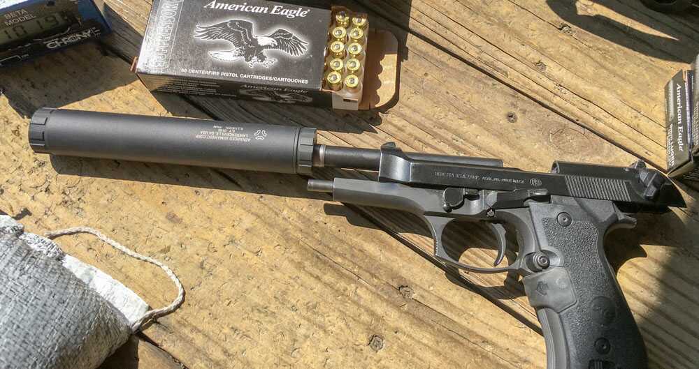 The AAC Illusion 9mm installed on my Beretta 92 FS