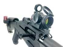 If I removed everything else for reliability or weight reasons, the Aimpoint Micro H-2 is the one component that would stay. It great for slugs but surprisingly useful for buckshot as well.