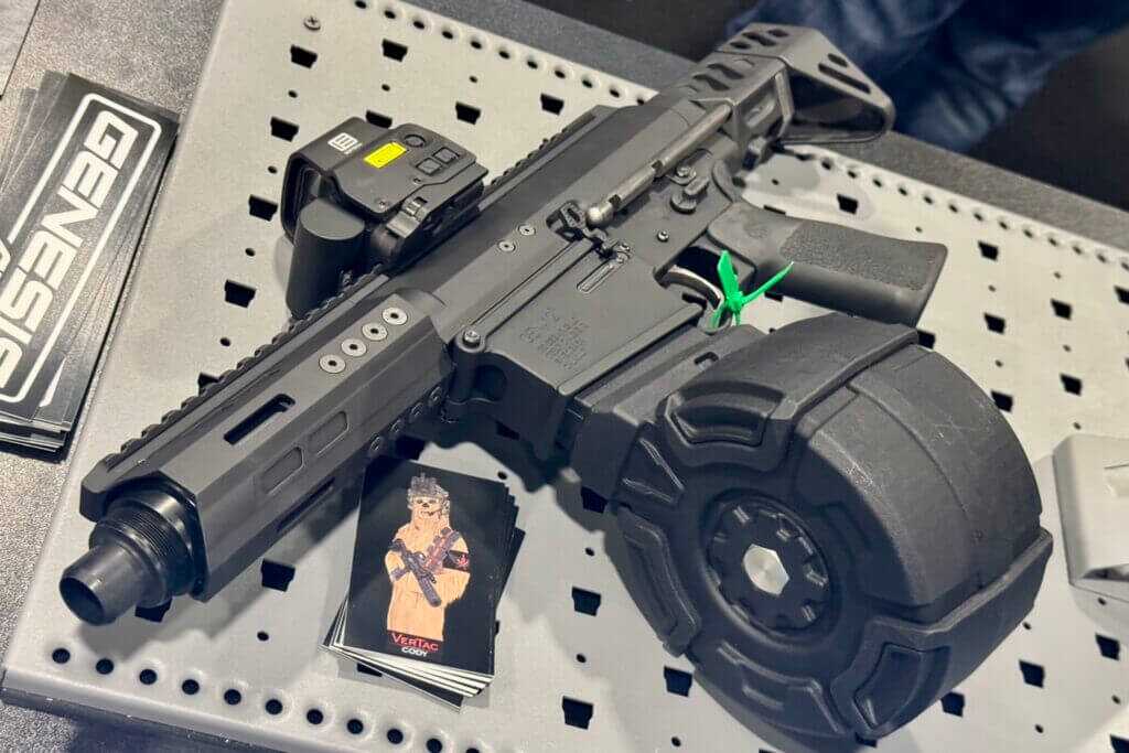 The new model comes with a 5" barrel designed to stay as compact as possible