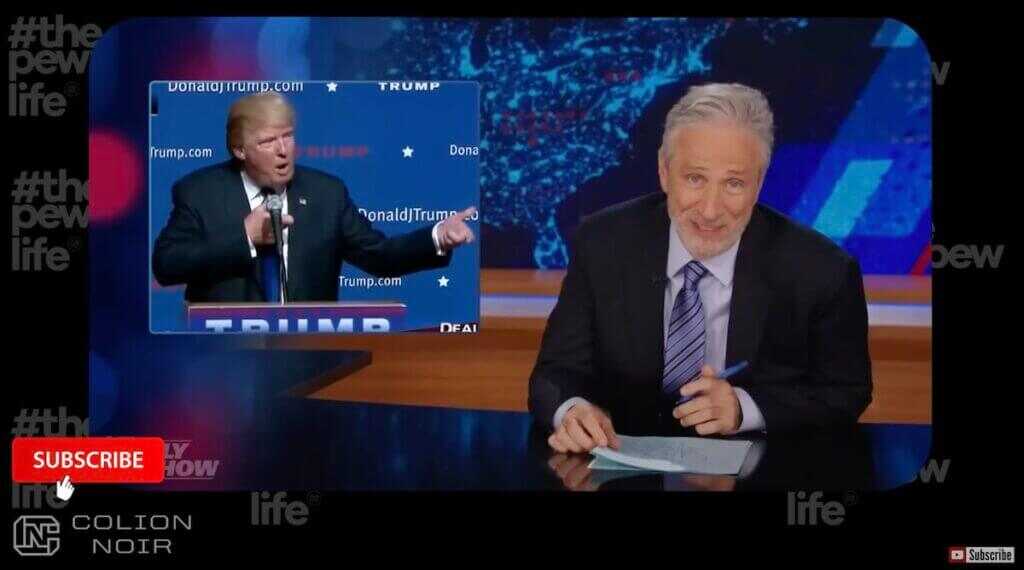 Colion Noir's critique of Jon Stewart's recent monologue. A screengrab.