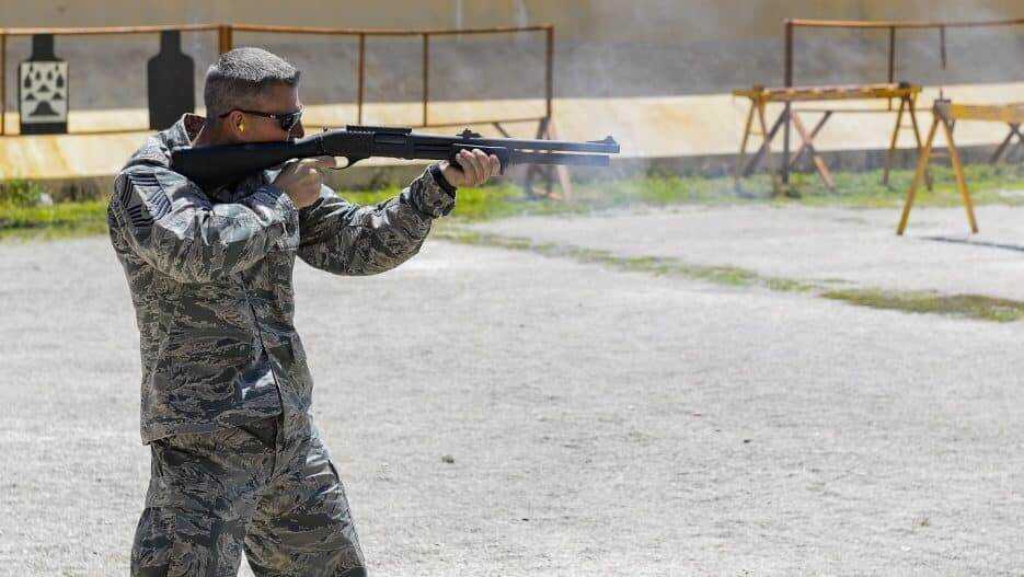 Airman shooting 870 mcs