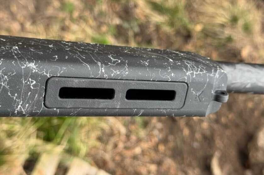 M-LOK slots on rifle