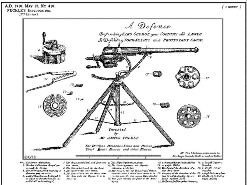 advertisement for puckle gun