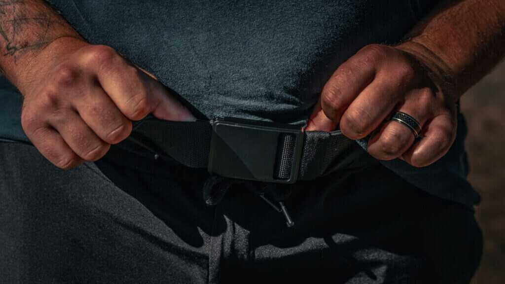 Arrowhead Tactical Carrier Shorts Mk.II shown with different belt for concealed carry