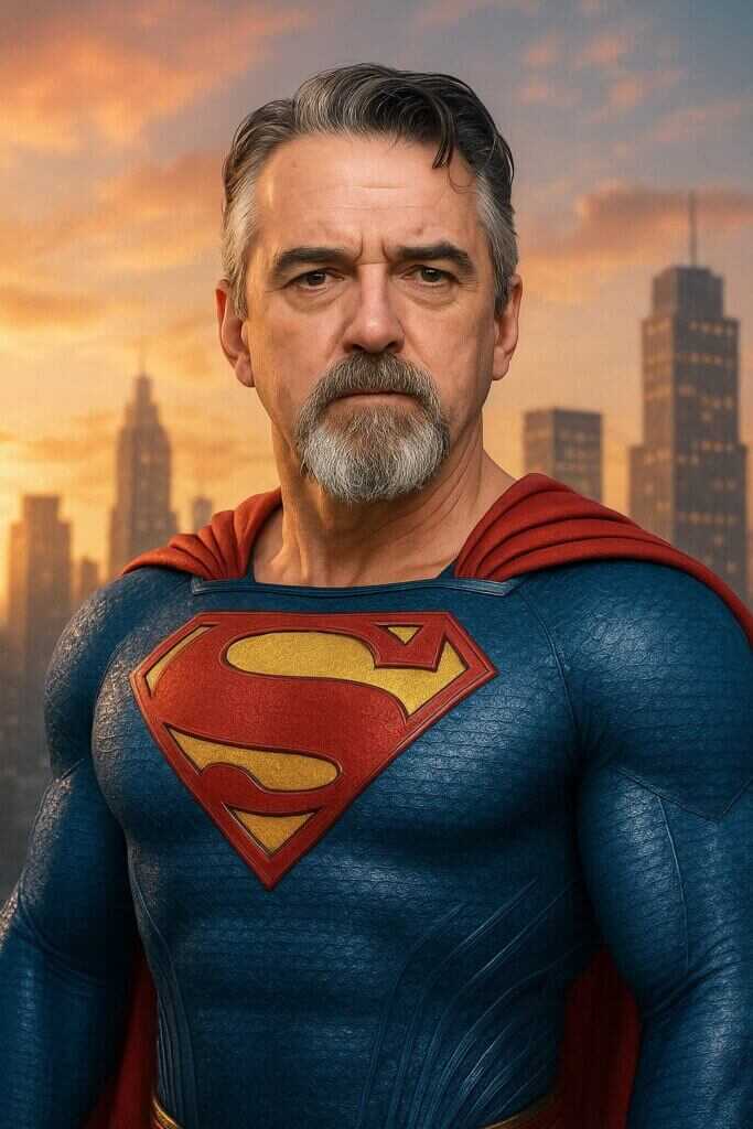 Will Dabbs as superman 