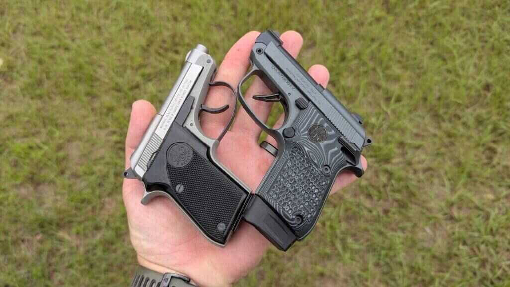 Beretta 21A vs 20X size comparison for concealed carry width height length