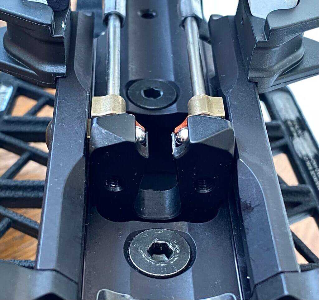 Ravin frictionless flight system with twin ball bearings supporting arrow