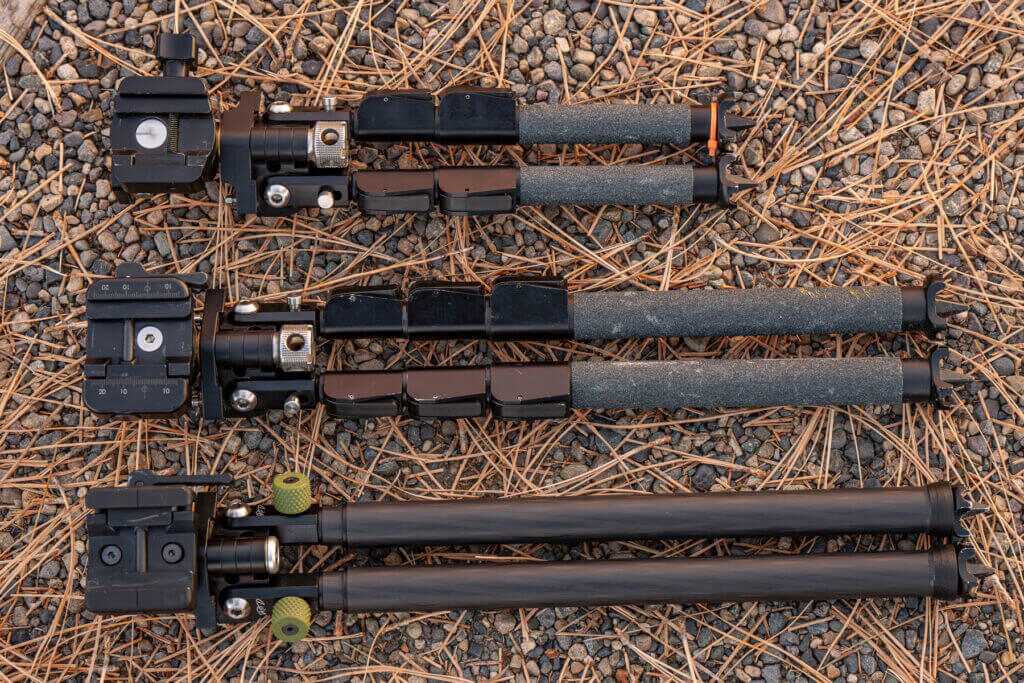 Top-down view comparing CKYE double, triple, and Hybrid to show footprint and stance