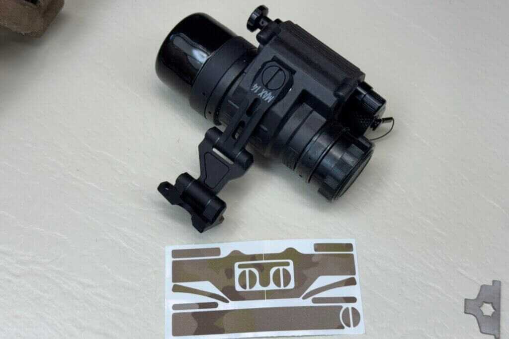 MAX14 vinyl wrap kit cutouts for precise fit on Noisefighters MAX14