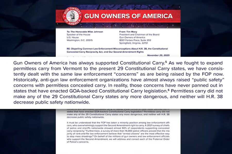 Police Unions are opposing National Reciprocity.