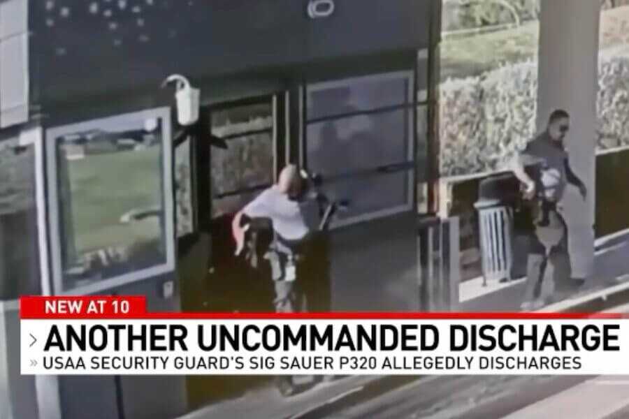 Another crazy P320 story caught on camera.