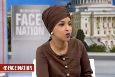 Rep. Ilhan Omar on CBS's "Face the Nation."