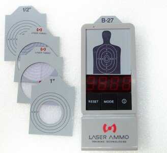 Laser Ammo‘s Training Trifecta: SureStrike Laser, LaserPET and Glock TJ Sight The LaserPET is a well-made training tool and comes with several challenging target shapes and sizes.