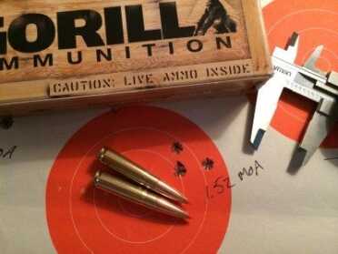 Blackout is the new Black—Daniel Defense DDM4v5 Review Gorilla Ammunition’s 208 grain A-MAX subsonic rounds grouped just over 1.5 MOA at 100 yards.