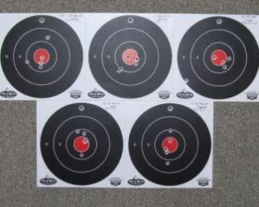 Accuracy was limited by the shooter. All loads grouped three or more shots into 1.25 inches or less at 20 yards.