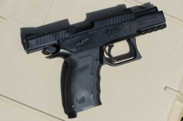 The steel rail's shifting weight is balanced well by the mass of the frame, which cuts out muzzle flip.