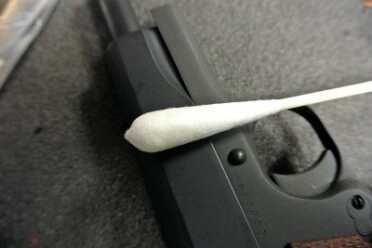 RamRodz--Gun Cleaning Made Even Easier It’s hard to tell in the picture but these are nothing like q-tips. They are firmer and a lot less fuzzy.