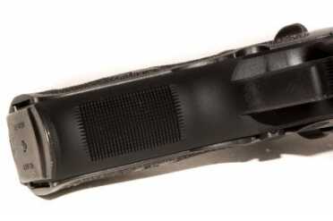 Fine serration on the front of the grip helps avoid slipping without tearing up your hands.