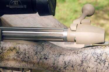 The fluting on the bolt reduces bearing surface for a smoother action.