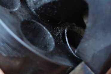 The Original Hand Cannon--no FFL required Here you can see the ring shaving off.